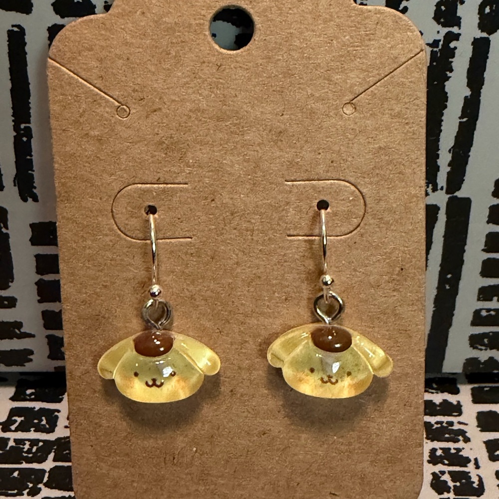 Hello Kitty Pompompurin Earrings